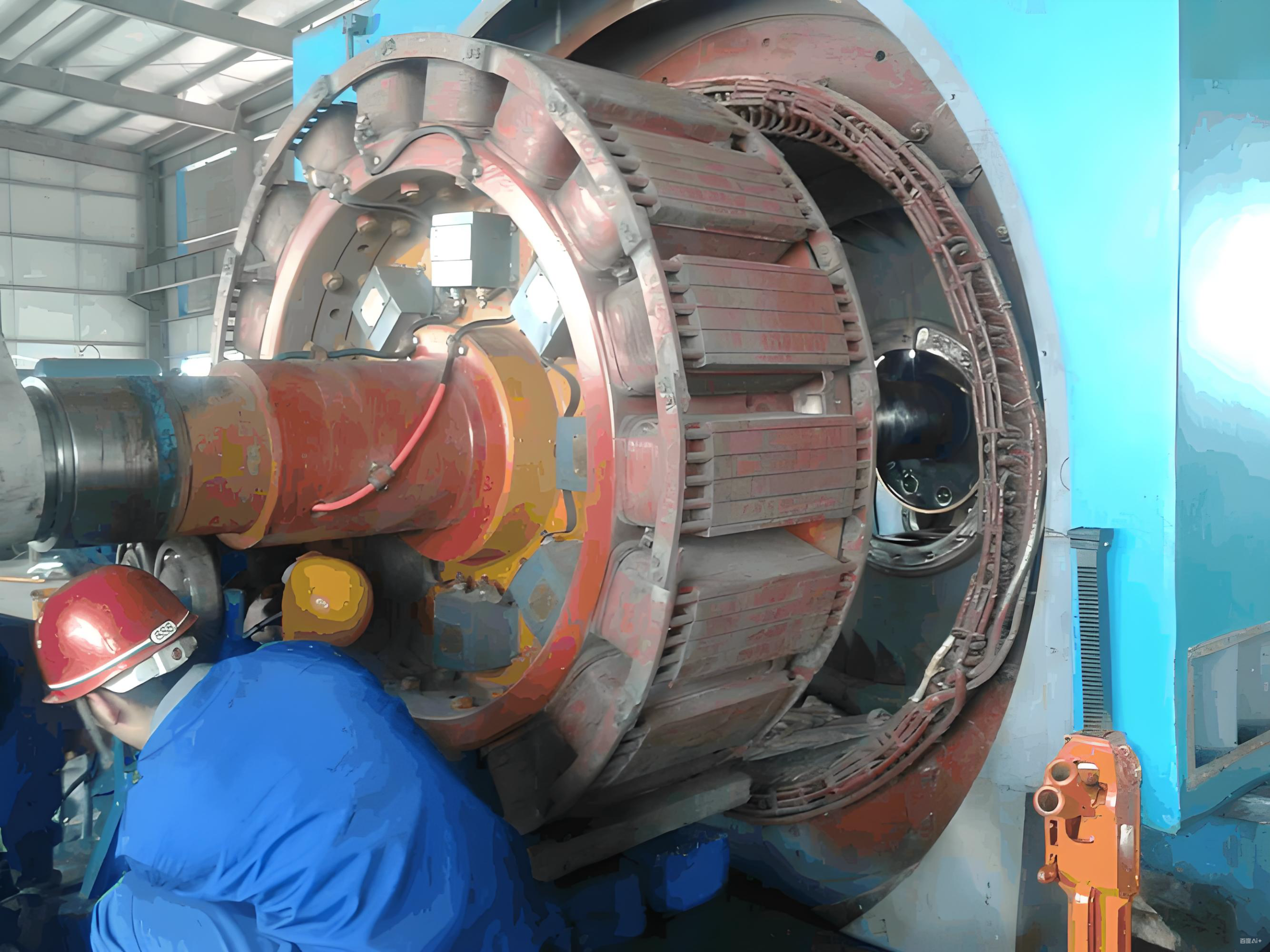 西玛电机成功解决900kW高压电机顽固性振动故障