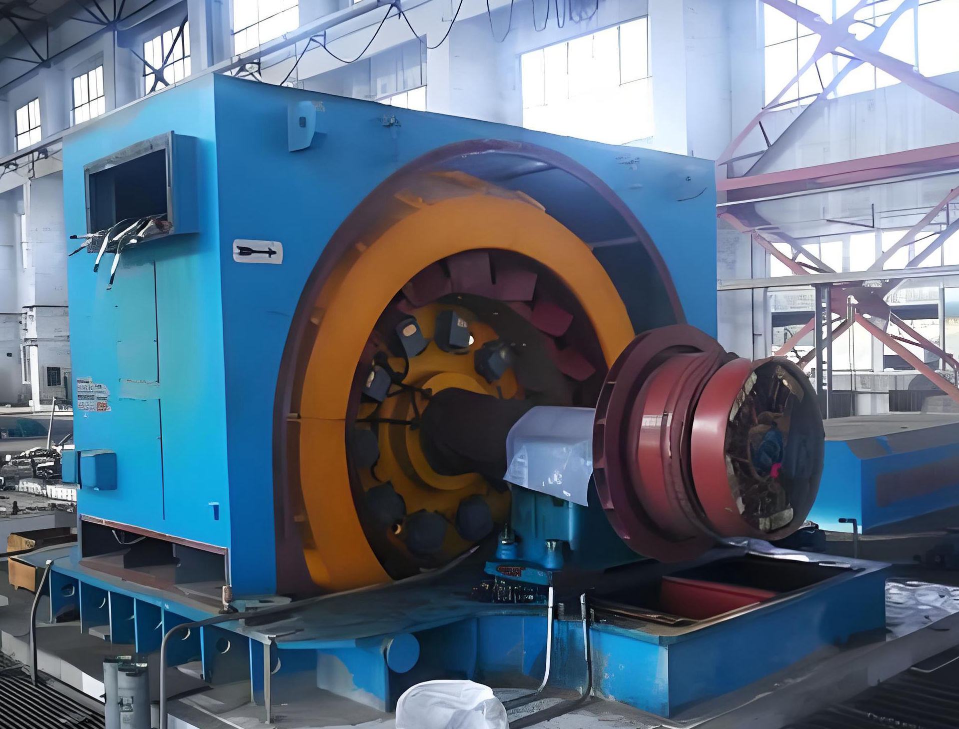 1000kW直流电机换向器环火故障